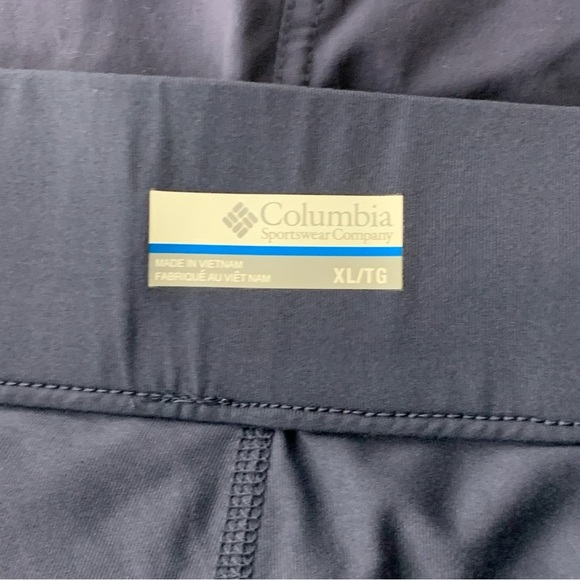 Columbia Women Size XL Skort Mini Skirt Shorts Liner Blue Pull On Quick Dry Hike - Picture 6 of 7